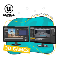 Unreal Engine 4. Игровой движок - КИБЕРшкола программирования для детей, компьютерные курсы для школьников, начинающих и подростков - KIBERone г. Косулино