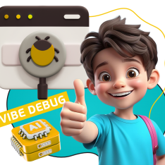 Тестирование & Vibe Debug. Охотники за багами - КИБЕРшкола программирования для детей, компьютерные курсы для школьников, начинающих и подростков - KIBERone г. Косулино