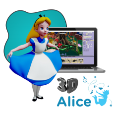 Alice 3d - КИБЕРшкола программирования для детей, компьютерные курсы для школьников, начинающих и подростков - KIBERone г. Косулино