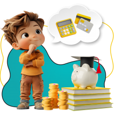 Финансовый интеллект вместе KIBERone - КИБЕРшкола программирования для детей, компьютерные курсы для школьников, начинающих и подростков - KIBERone г. Косулино