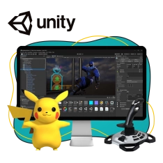 Мир игр на Unity 2D на популярном движке + AI-помощники - КИБЕРшкола программирования для детей, компьютерные курсы для школьников, начинающих и подростков - KIBERone г. Косулино