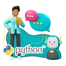Умный чат-бот на Python на Telegram - КИБЕРшкола программирования для детей, компьютерные курсы для школьников, начинающих и подростков - KIBERone г. Косулино