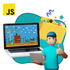 Программирование на JavaScript. Учимся создавать игры! - КИБЕРшкола программирования для детей, компьютерные курсы для школьников, начинающих и подростков - KIBERone г. Косулино